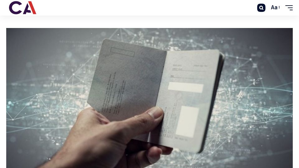 Screenshot of theverge.com: One million passports leaked online