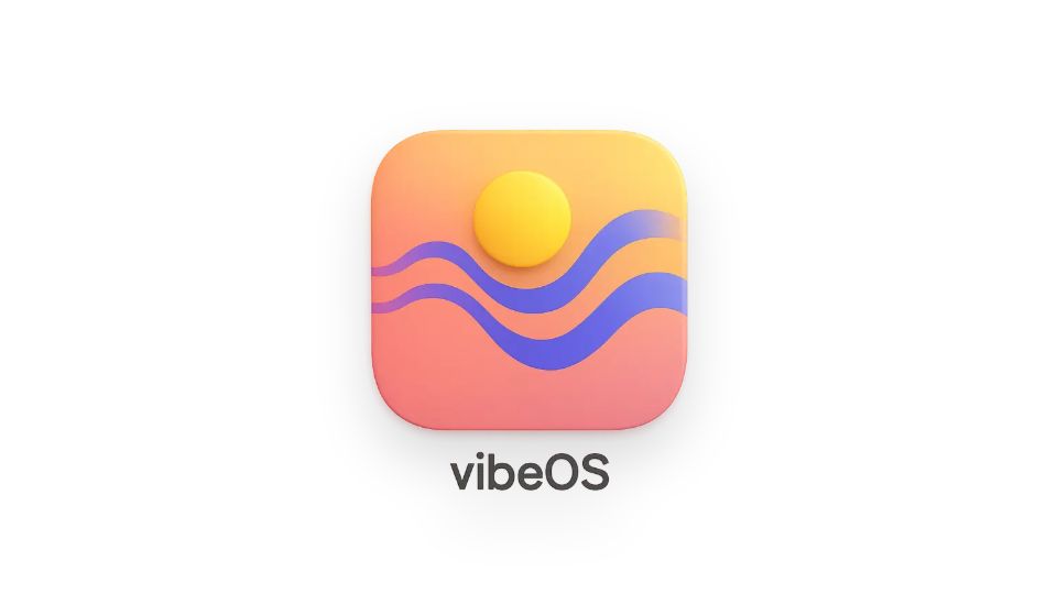 Screenshot of vibeos.sh: VibeOS: First ever AI-native operating system