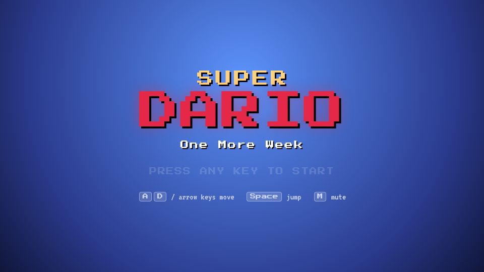 Screenshot of superdario.pawb.de: Show HN: Super Dario