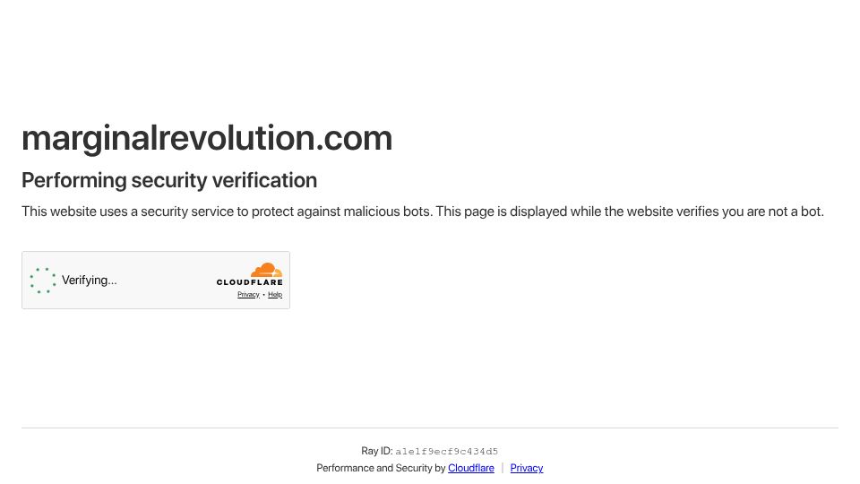 Screenshot of marginalrevolution.com: The Trump administration's Threat to Scientific Research