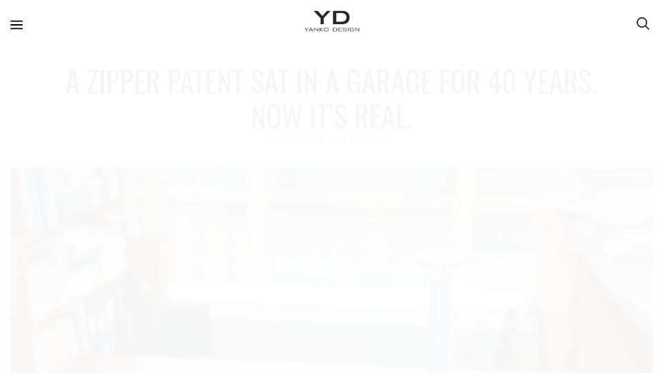 Screenshot of news.mit.edu: An old patent inspired the new "Y-zipper", a three-sided fastener