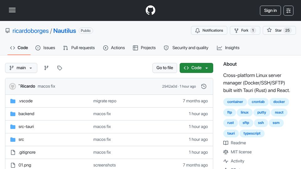 Screenshot of github.com: Show HN: Managing on-premise servers without Kubernetes