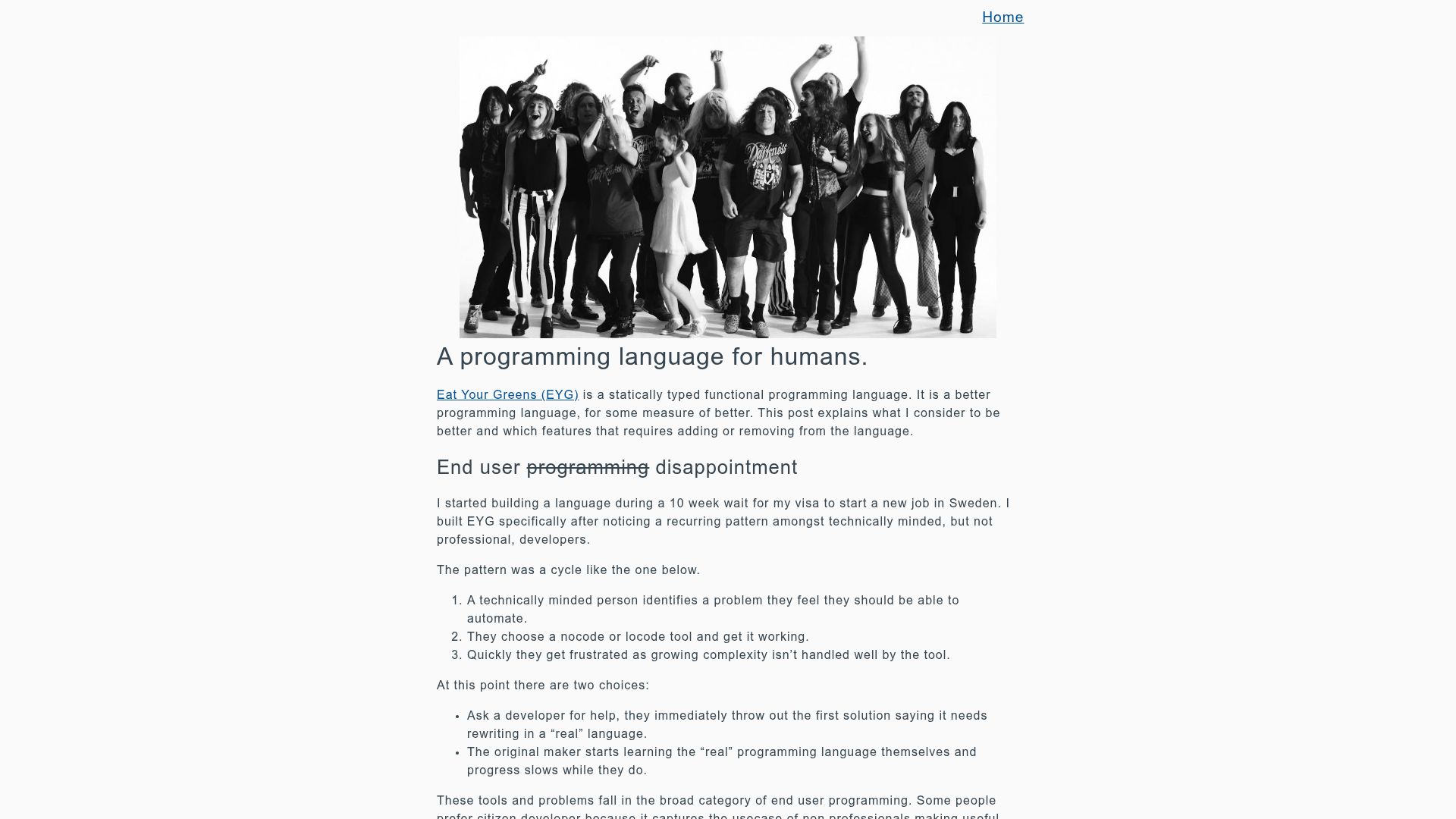Screenshot of crowdhailer.me: EYG: A Programming Language for Humans