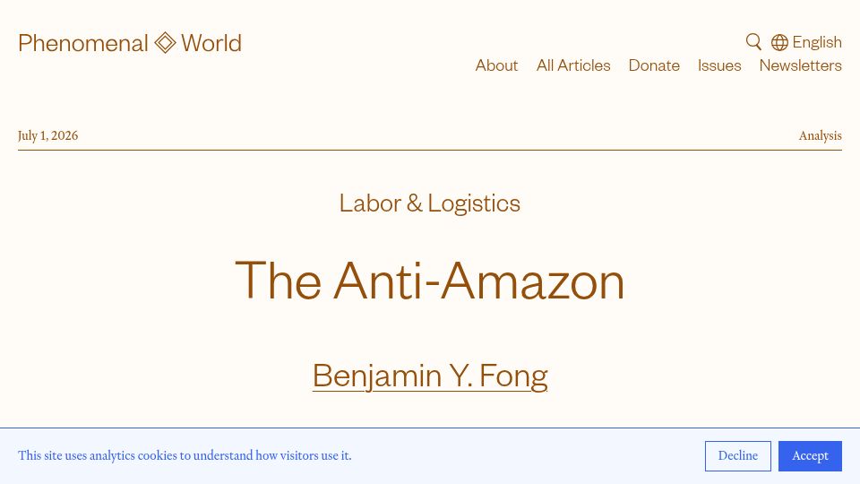 Screenshot of phenomenalworld.org: Costco is the anti-Amazon