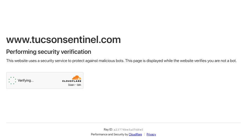 Screenshot of tucsonsentinel.com: Man seeks millions after being shot by police in game-related swatting incident