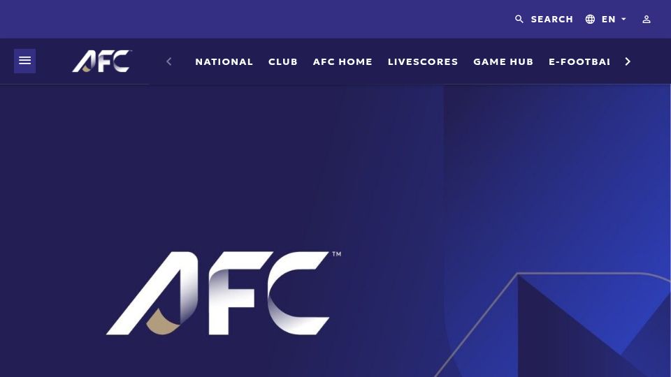 Screenshot of the-afc.com: AFC Stands in Solidarity with UEFA and Concacaf to Protect the FIFA World Cup