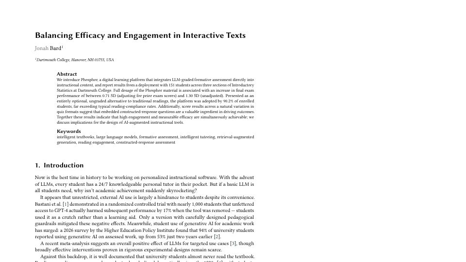 Screenshot of intextbooks.science.uu.nl: New AI tutor achieves 0.71-1.30 SD effect size in Dartmouth course [pdf]
