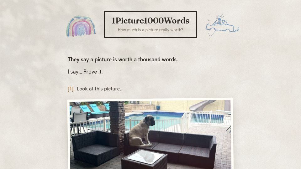 Screenshot of writingclub.world: 1k Words: A Writing Contest