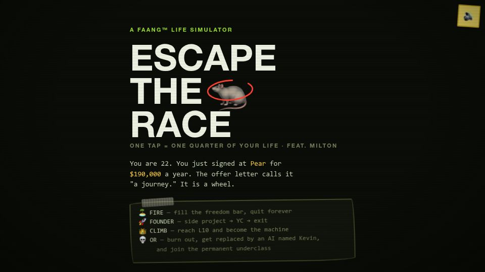 Screenshot of abeyk.com: FAANG Simulator