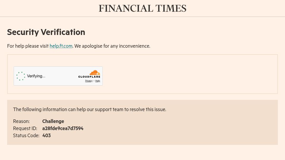 Screenshot of ft.com: Mark Zuckerberg attacks 'closed' AI rivals as Meta returns to open models
