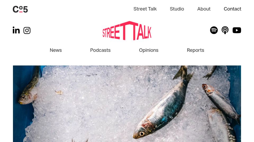 Screenshot of corneroffifth.studio: Thanks to social media, canned sardines are a scarcity on the supermarket shelf