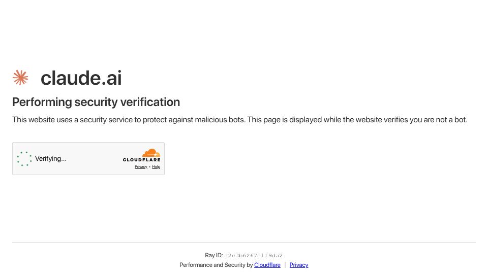 Screenshot of claude.ai: Claude Auth Is Down