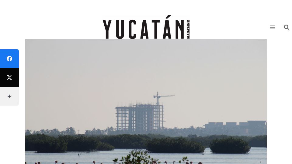 Screenshot of yucatanmagazine.com: Mexico crackdown on coastal development