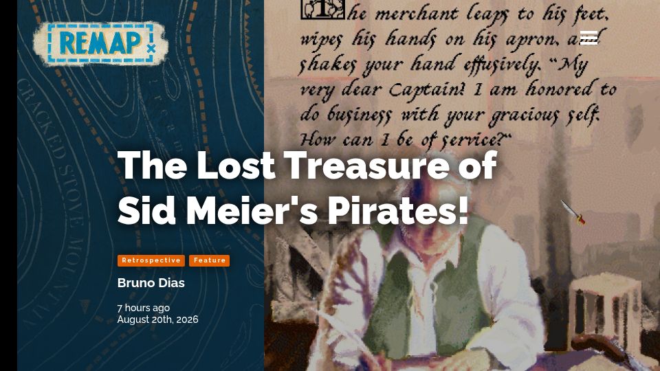 Screenshot of remapradio.com: The Lost Treasure of Sid Meier's Pirates