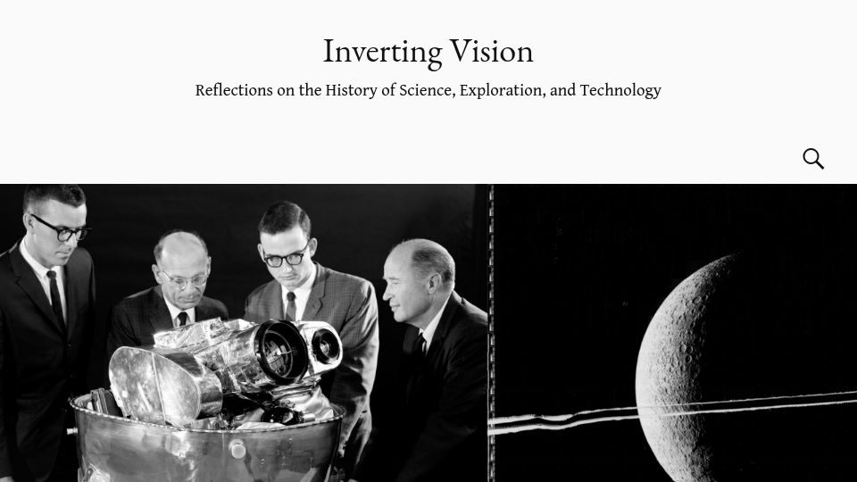 Screenshot of invertingvision.com: Kodak's "pre-invented" lunar orbiter camera; or, the fate of SAMOS readout