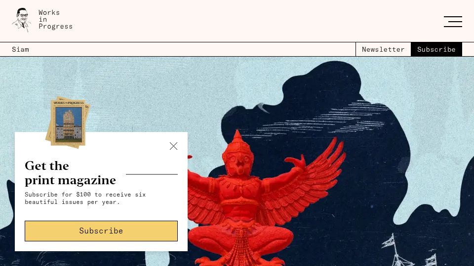 Screenshot of worksinprogress.co: How Thailand Resisted Colonization