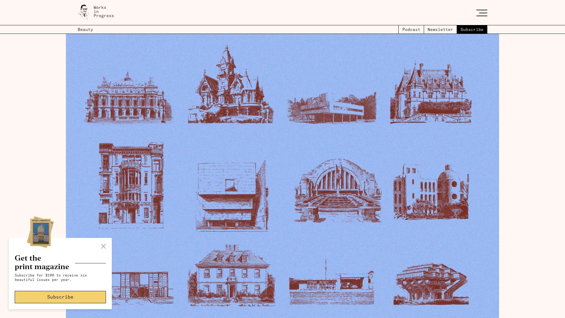 Screenshot of worksinprogress.co: Beauty in my backyard