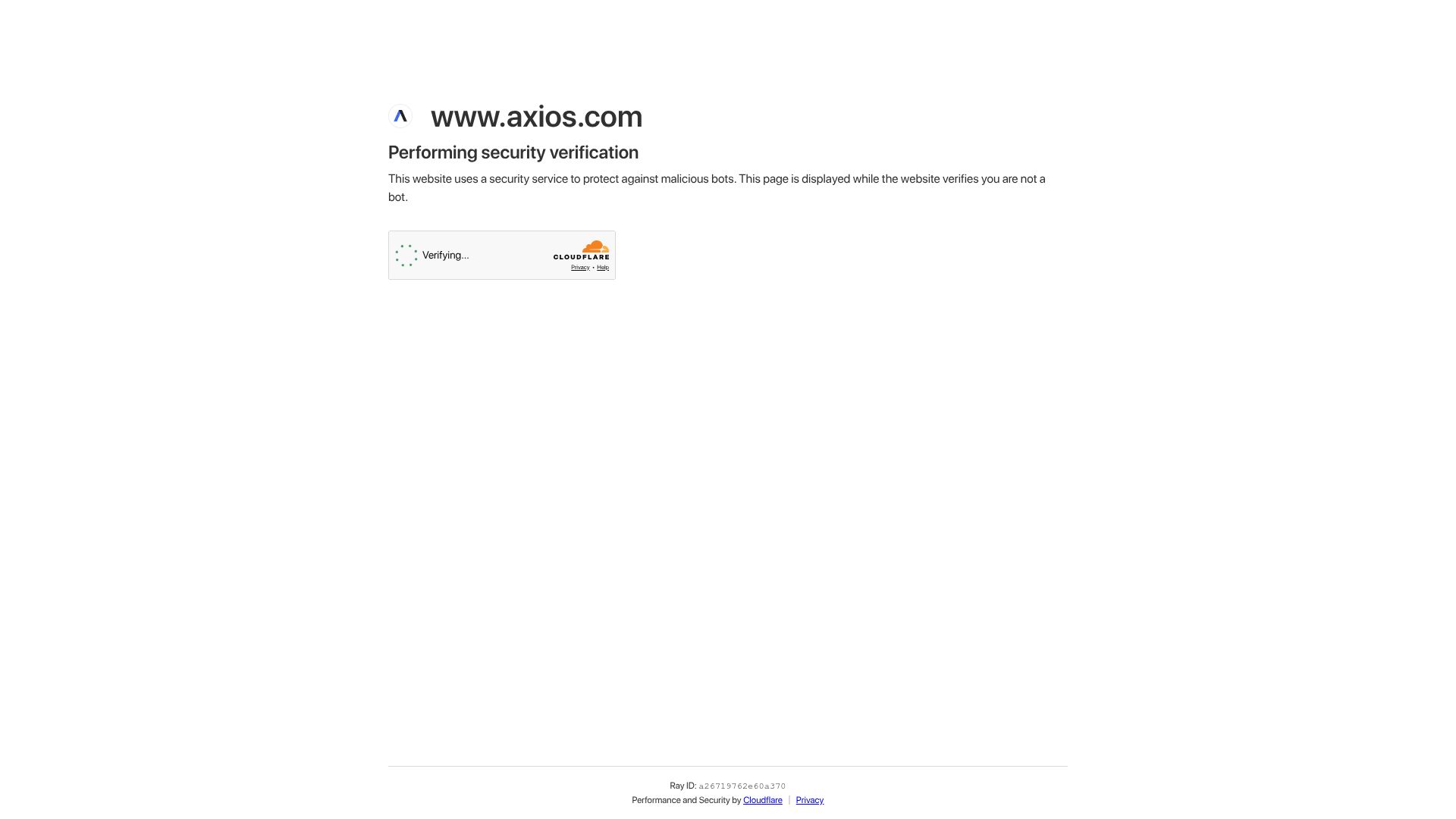 Screenshot of axios.com: Demis Hassabis is moving from CEO to Chairman at Google DeepMind
