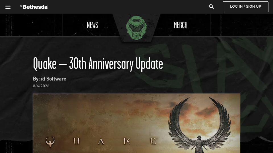Screenshot of slayersclub.bethesda.net: Quake – 30th Anniversary Update