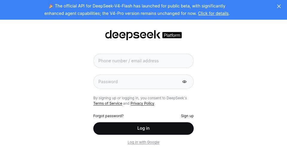 Screenshot of platform.deepseek.com: DeepSeek planning to significantly raise prices