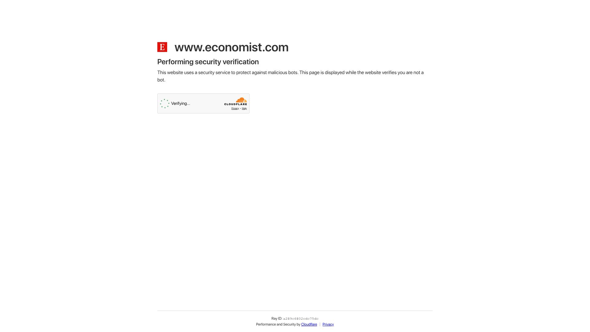 Screenshot of economist.com: The tragedy of the commons, AI edition