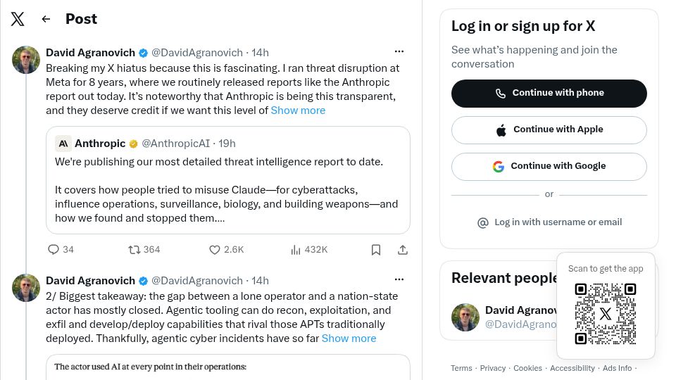Screenshot of twitter.com: Moonshot serves Claude instead of Kimi and collects exchanges for model training