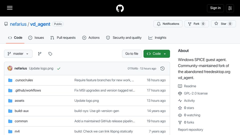 Screenshot of github.com: I refuse to let SPICE die