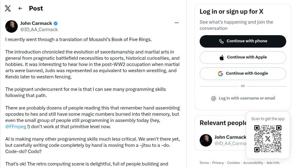 Screenshot of twitter.com: Don't be the out of touch Kung Fu master