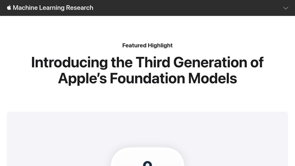 Screenshot of machinelearning.apple.com: Apple wants to train AI on your private personal data