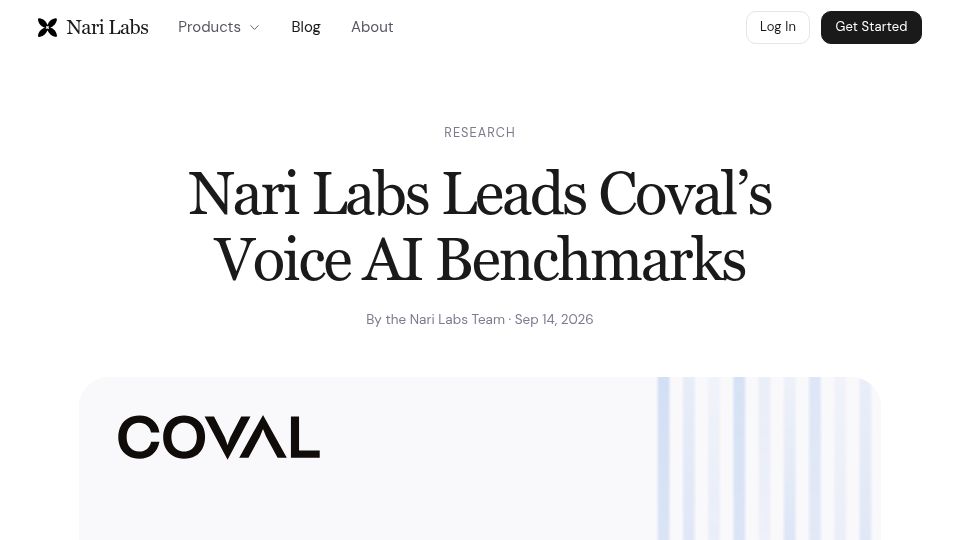 Screenshot of narilabs.com: Show HN: Nari Qwen3-TTS and Qwen3-ASR – High accuracy, low latency and cost