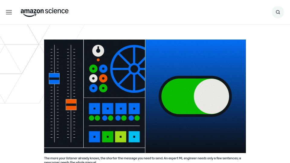 Screenshot of amazon.science: Why don't machine learning research agents overfit?