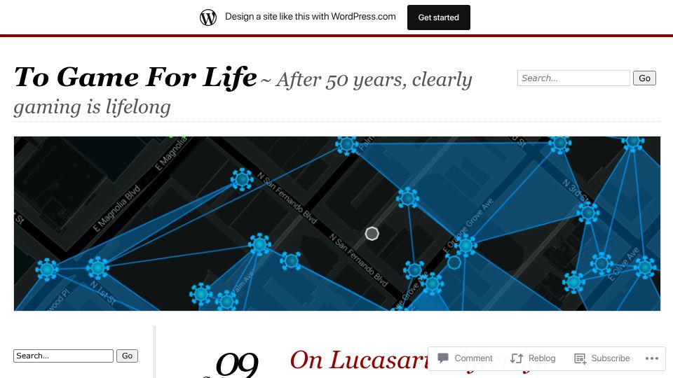Screenshot of togameforlife.wordpress.com: Lucasart's Afterlife