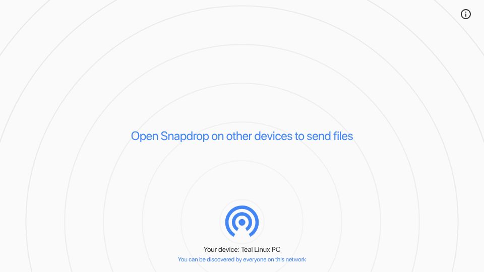 Screenshot of snapdrop.me: Show HN: Snapdrop: Instantly share files between devices. No setup, no signup