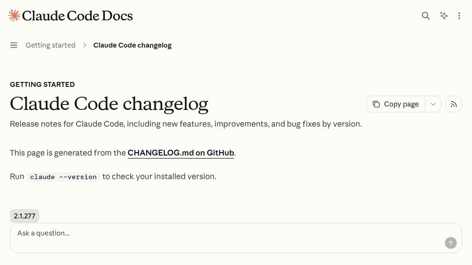 Screenshot of code.claude.com: Claude Code now reads AGENTS.md if there is no Claude.md