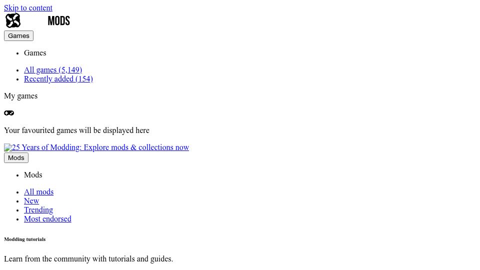 Screenshot of nexusmods.com: SteamdDB Joins Nexus Mods