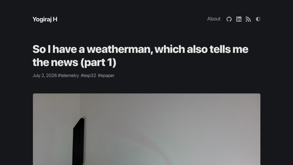 Screenshot of dexteroot.net: So I have a weatherman, which also tells me the news