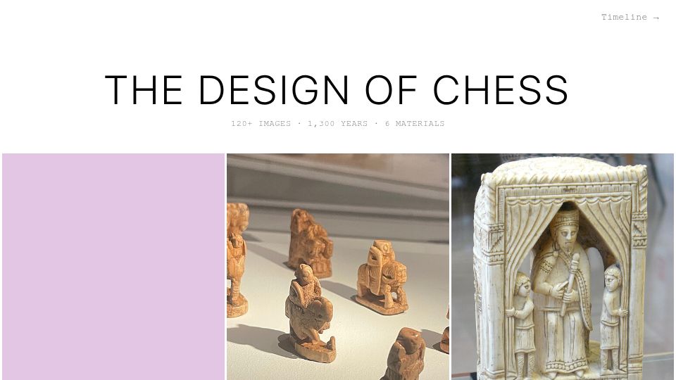Screenshot of chess-timeline.vercel.app: Chess Atlas