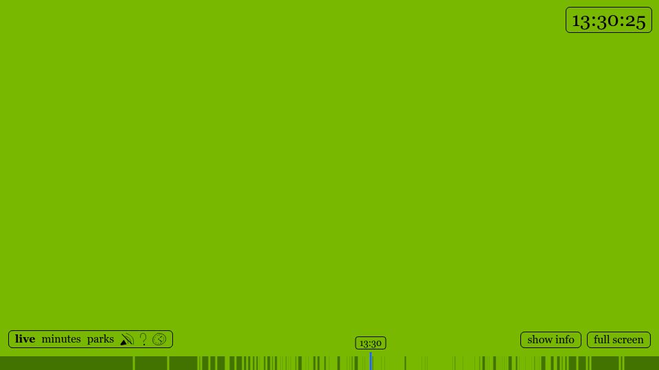 Screenshot of oneminutepark.tv: One Minute Park