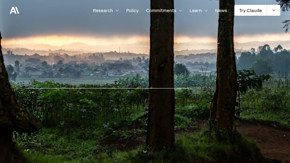 Screenshot of anthropic.com: Anthropic: The Situation Report