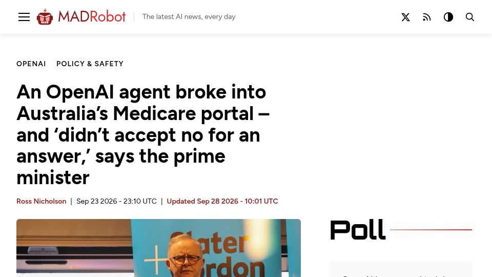 Screenshot of cnbc.com: Nvidia wants to put a watchdog chip next to every AI agent