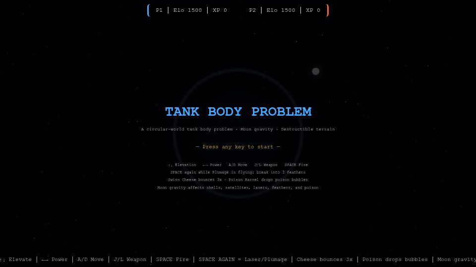 Screenshot of jimsitu.com: Tank Body Problem
