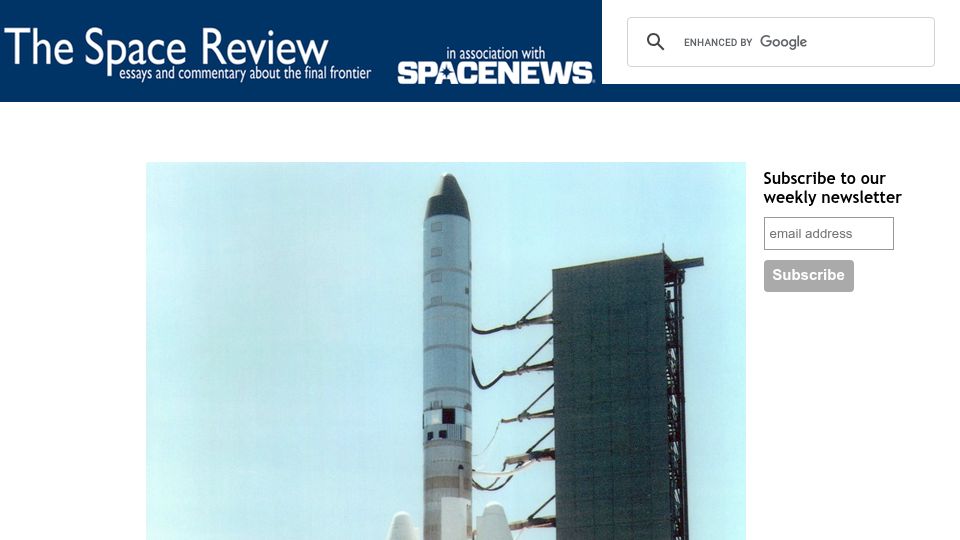 Screenshot of thespacereview.com: The top secret URSALA, RAQUEL, and FARRAH satellites (2025)