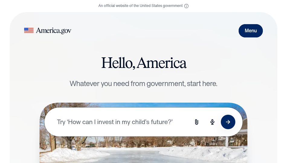 Screenshot of america.gov: America.gov goes crazy on "play Minecraft"