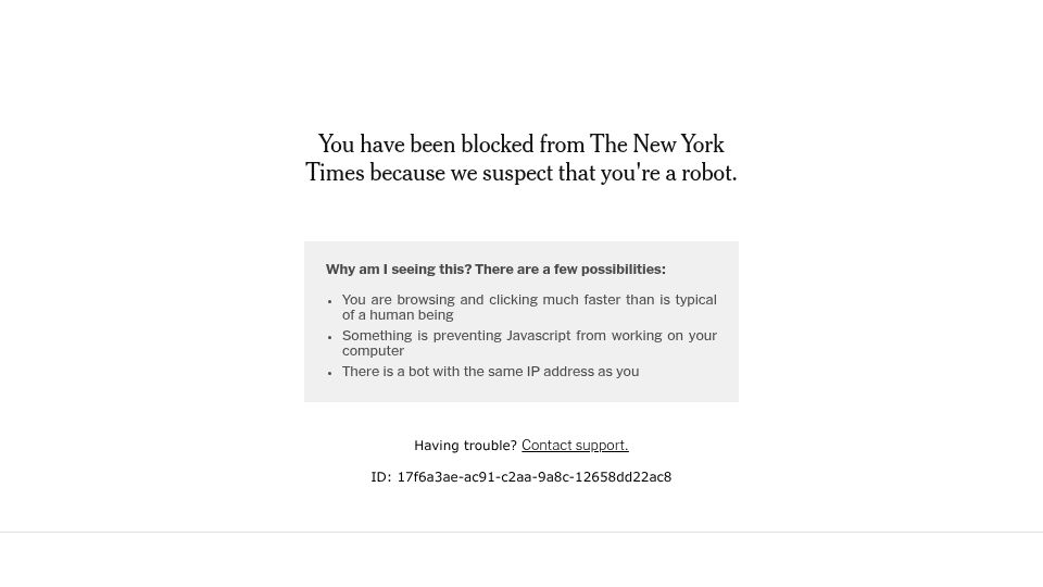 Screenshot of nytimes.com: Corporate America is getting hooked on open-source AI