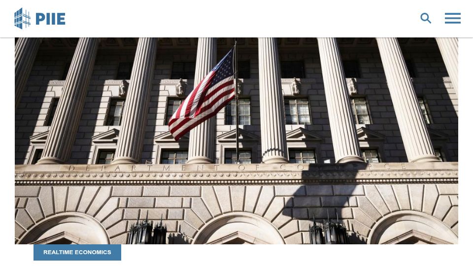 Screenshot of piie.com: Political meddling at the Census Bureau damages the US statistical system