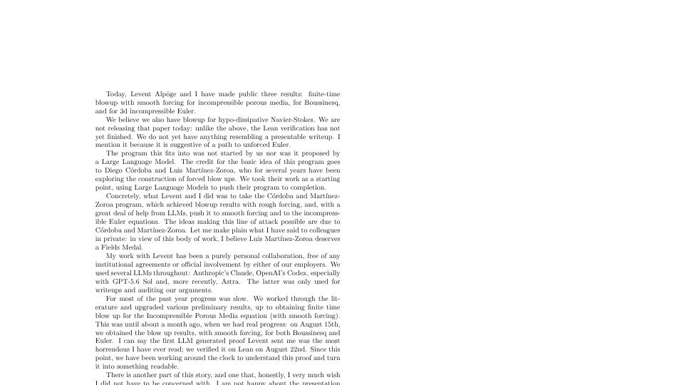 Screenshot of cims.nyu.edu: Navier-Stokes – Tristan Buckmaster [pdf]